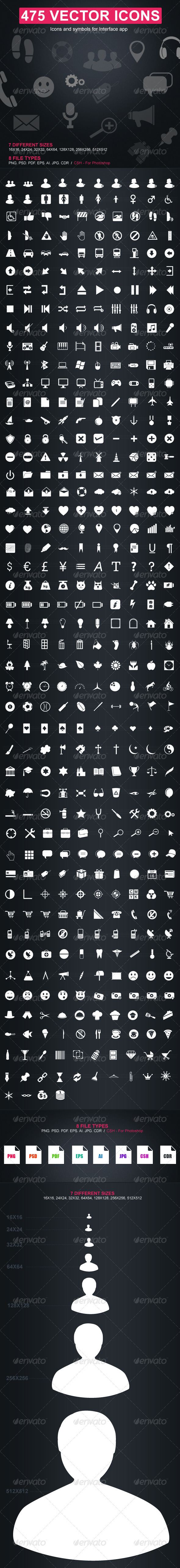 475 Vector Icons